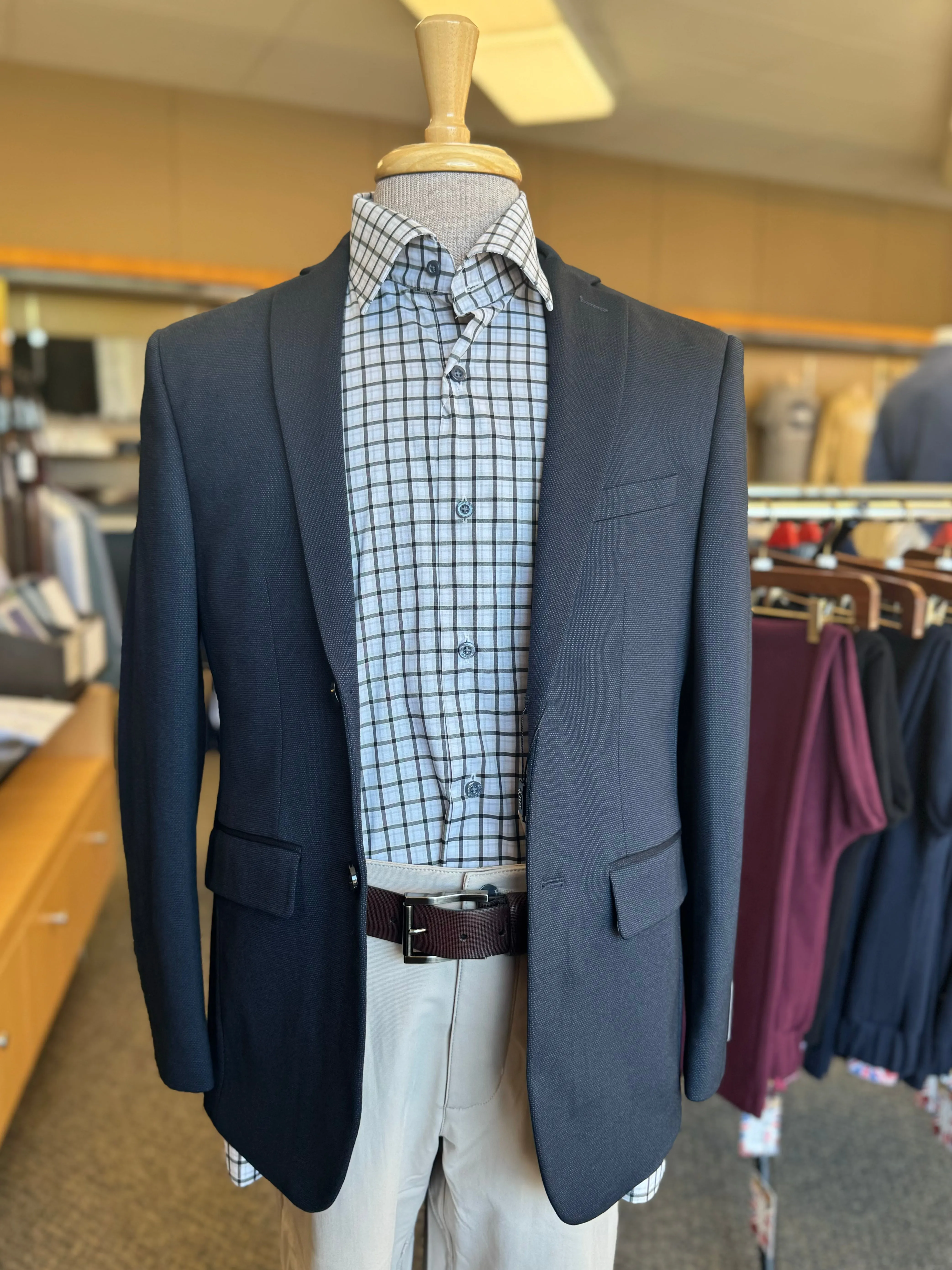 Active Stretch Sport Coat - Navy