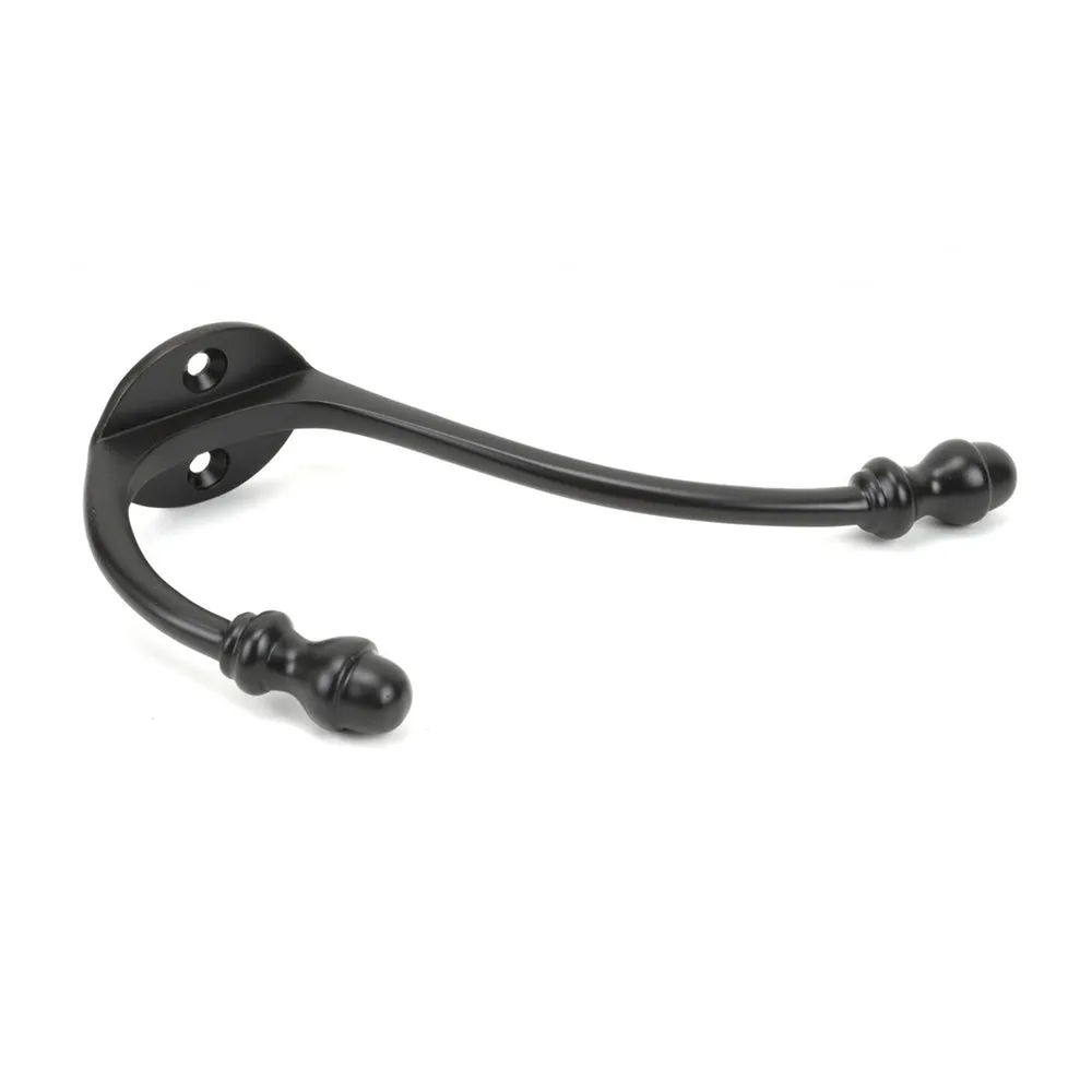 Aged Bronze Double Coat Hook