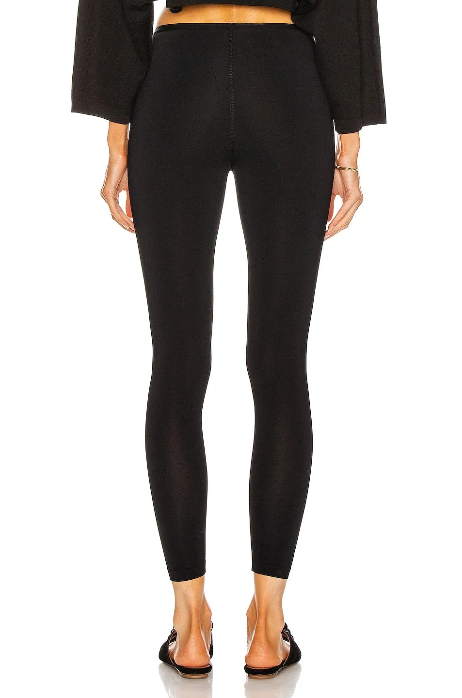 Alaïa Stretch Leggings, noir
