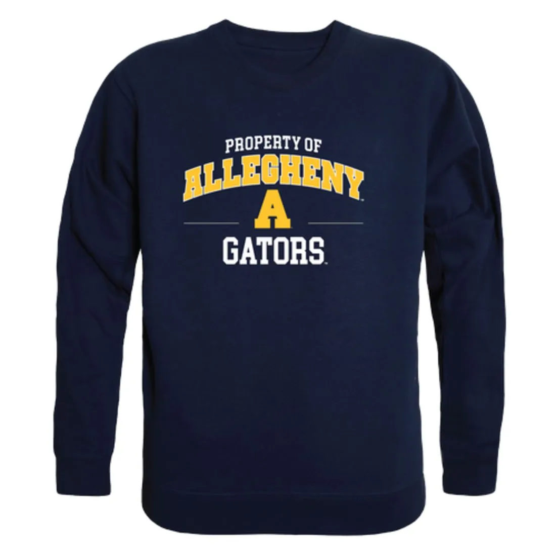 Allegheny College Gators Property Fleece Crewneck Pullover Sweatshirt