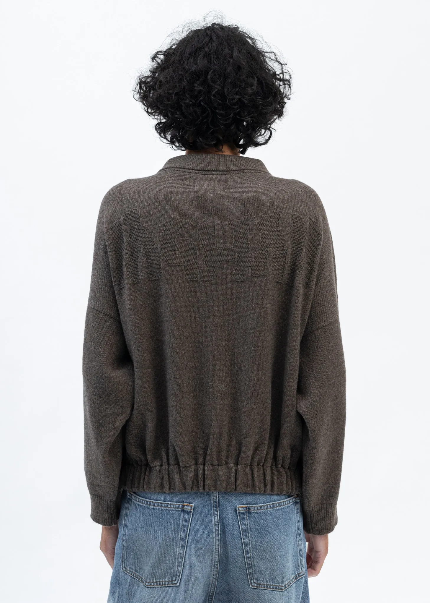 BEIGE CHIC KNITTED JACKET