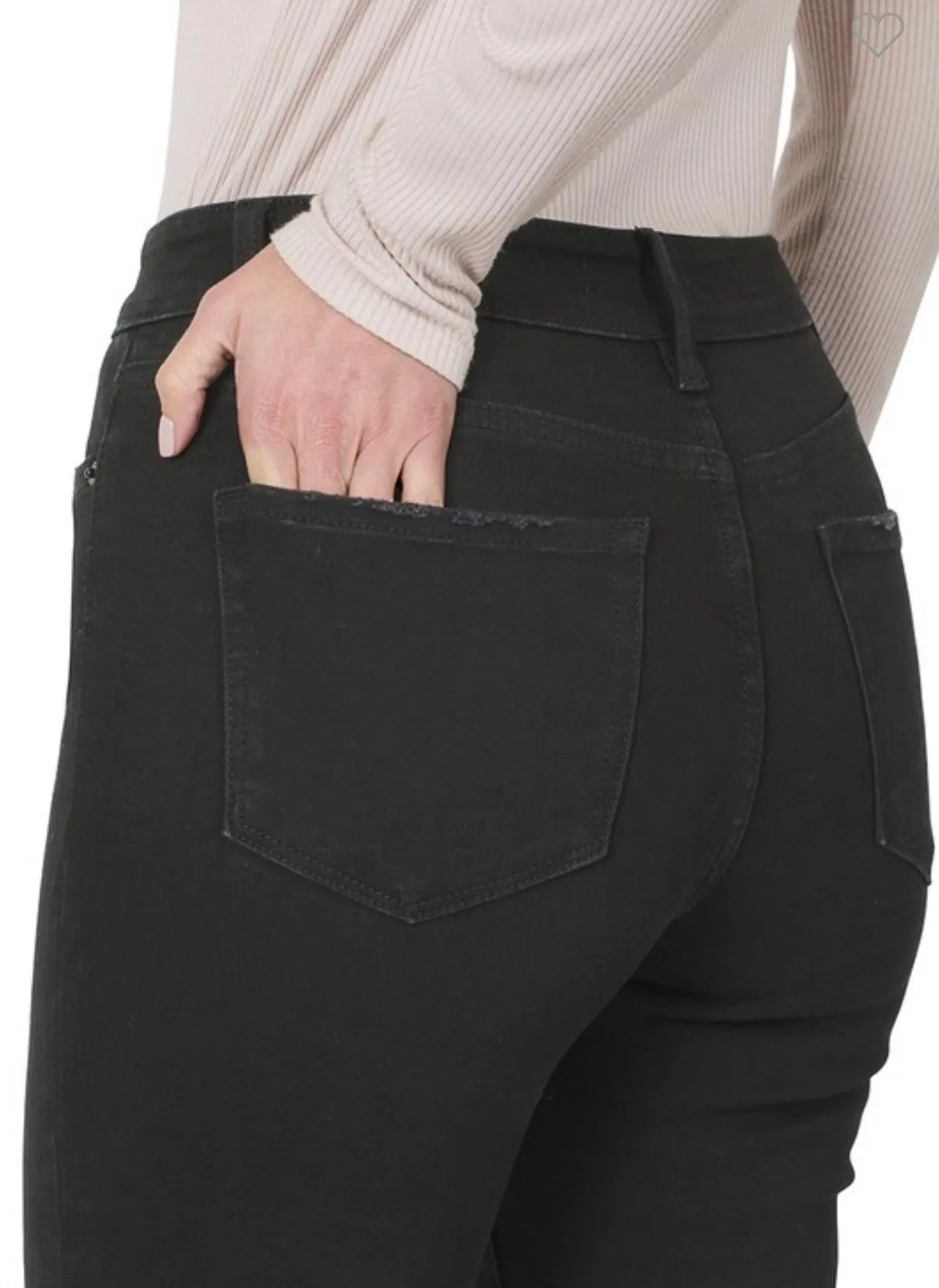 Black Straight Leg Pants