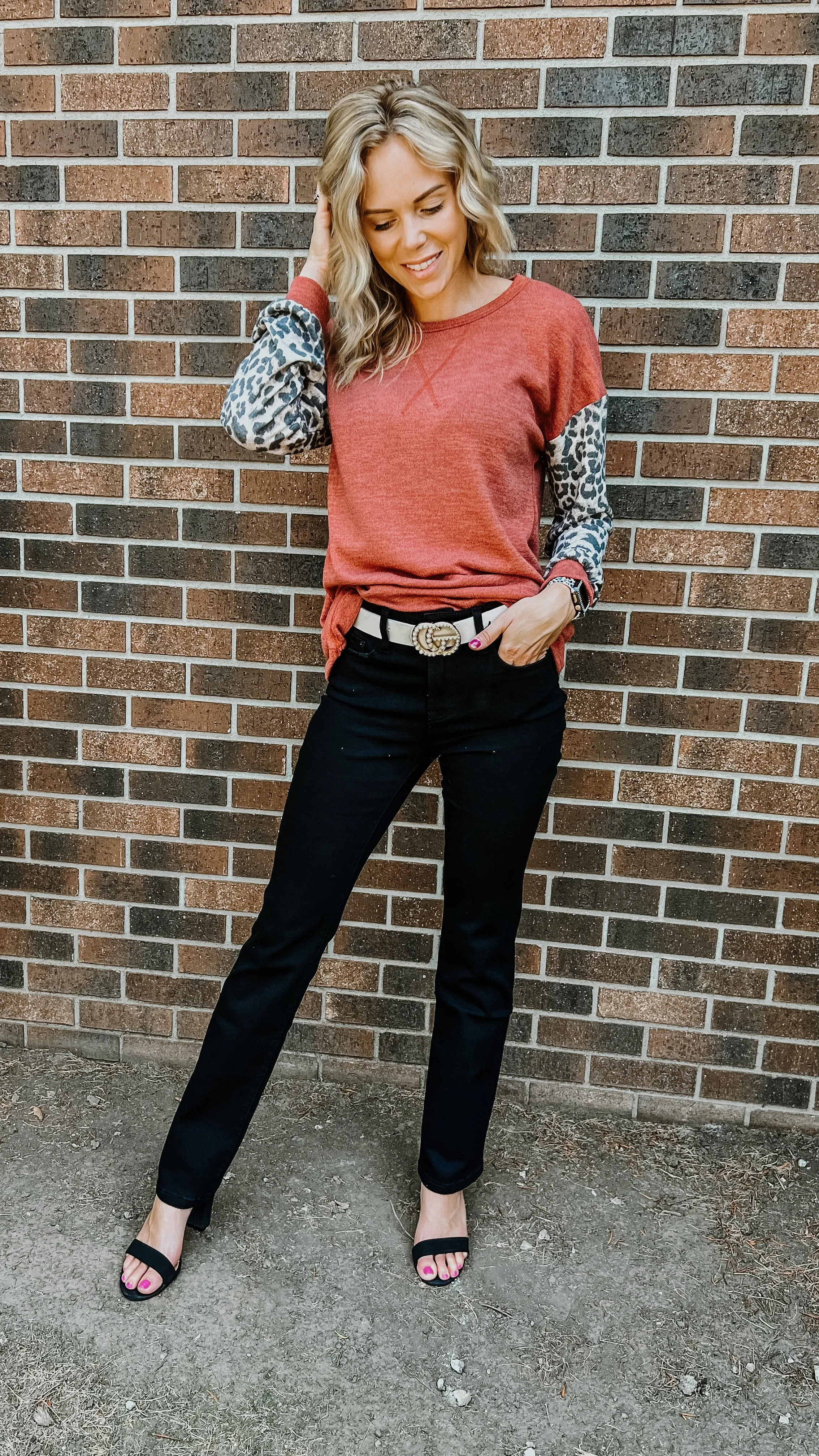Black Straight Leg Pants