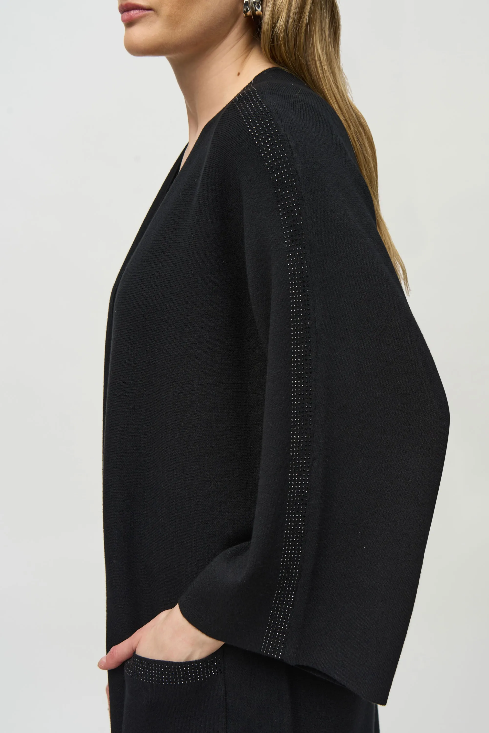 CARDIGAN WITH BLING DETAIL