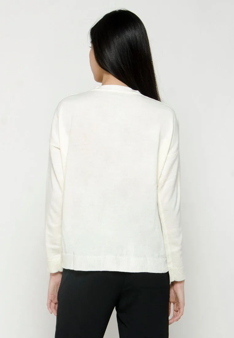Cardigan with Strap Belt Detail