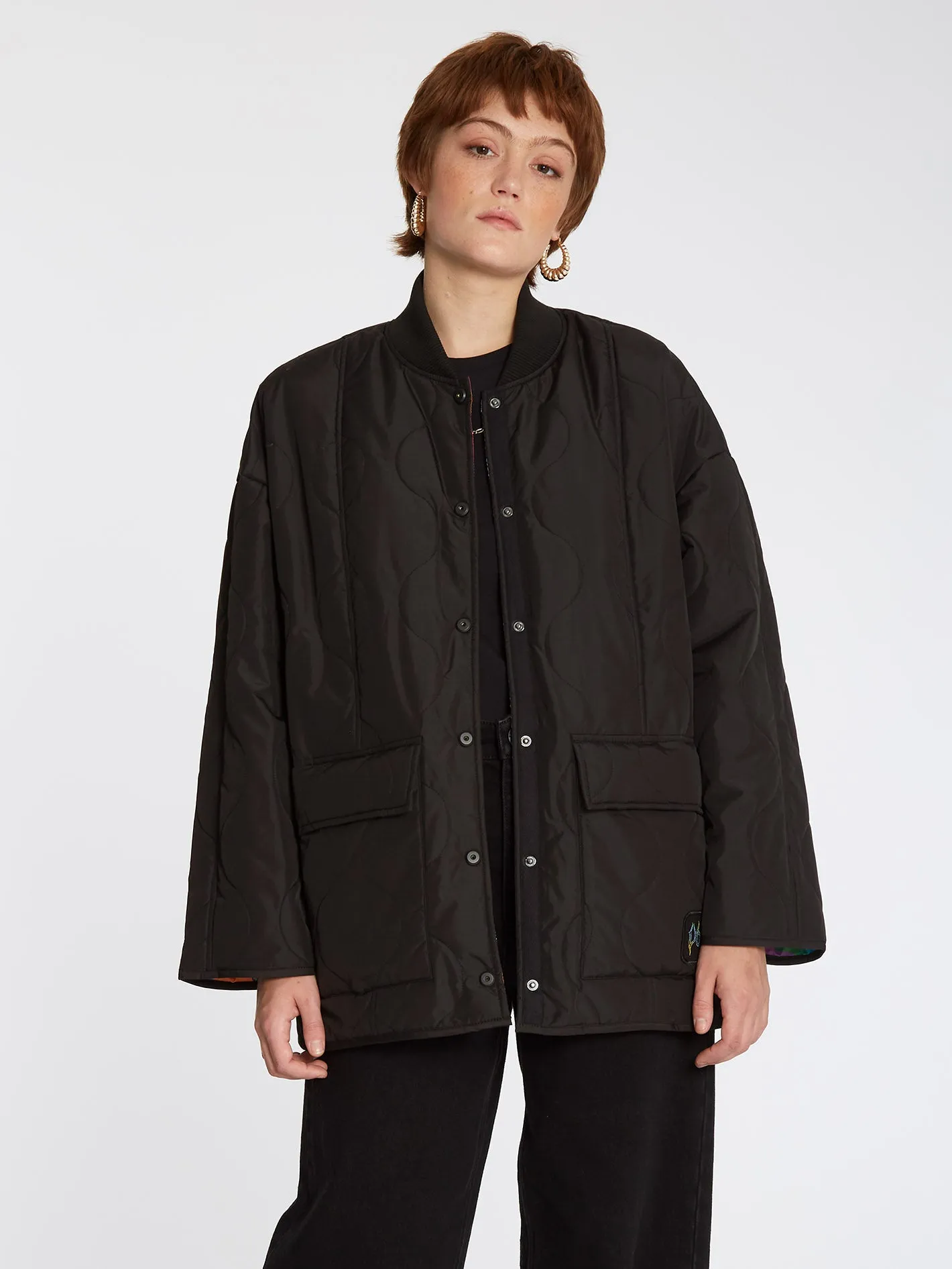 Chrissie Abbott X French Jacket (Reversible) - BLACK