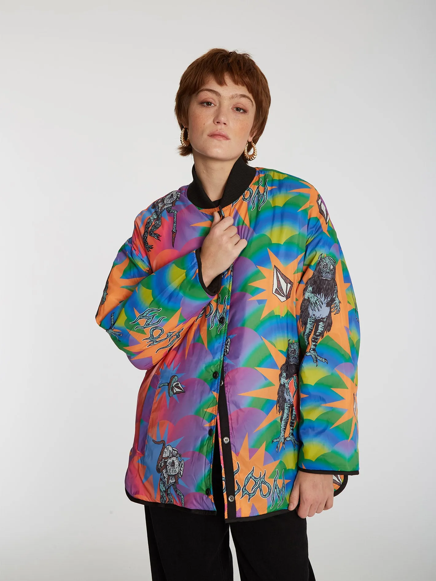 Chrissie Abbott X French Jacket (Reversible) - BLACK