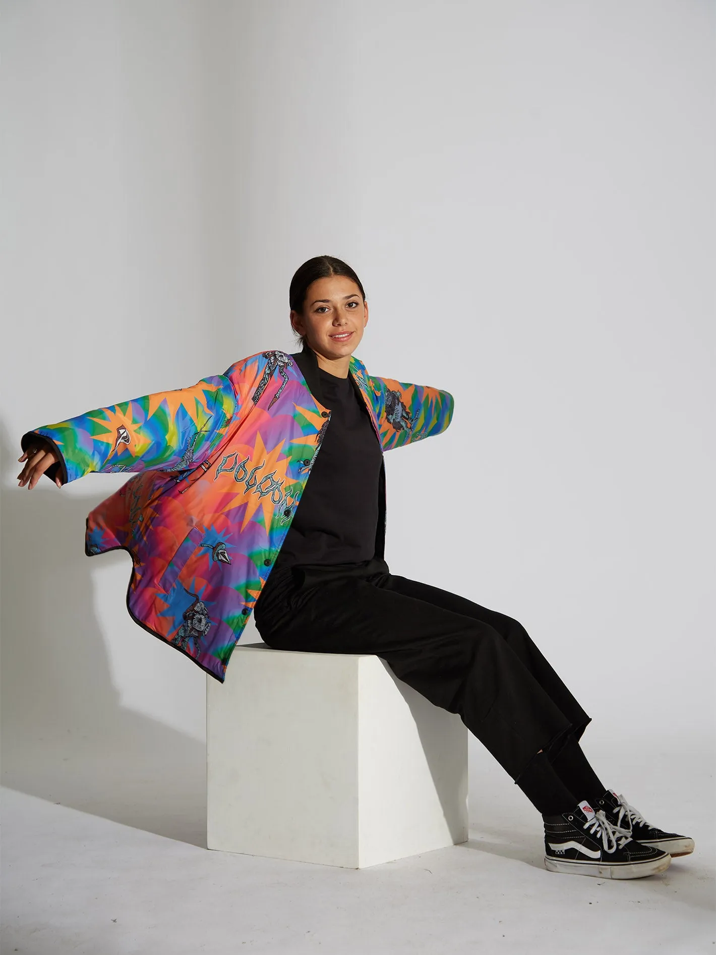 Chrissie Abbott X French Jacket (Reversible) - BLACK