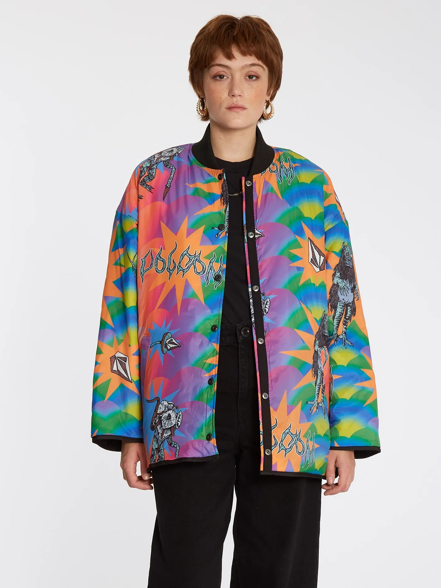 Chrissie Abbott X French Jacket (Reversible) - BLACK