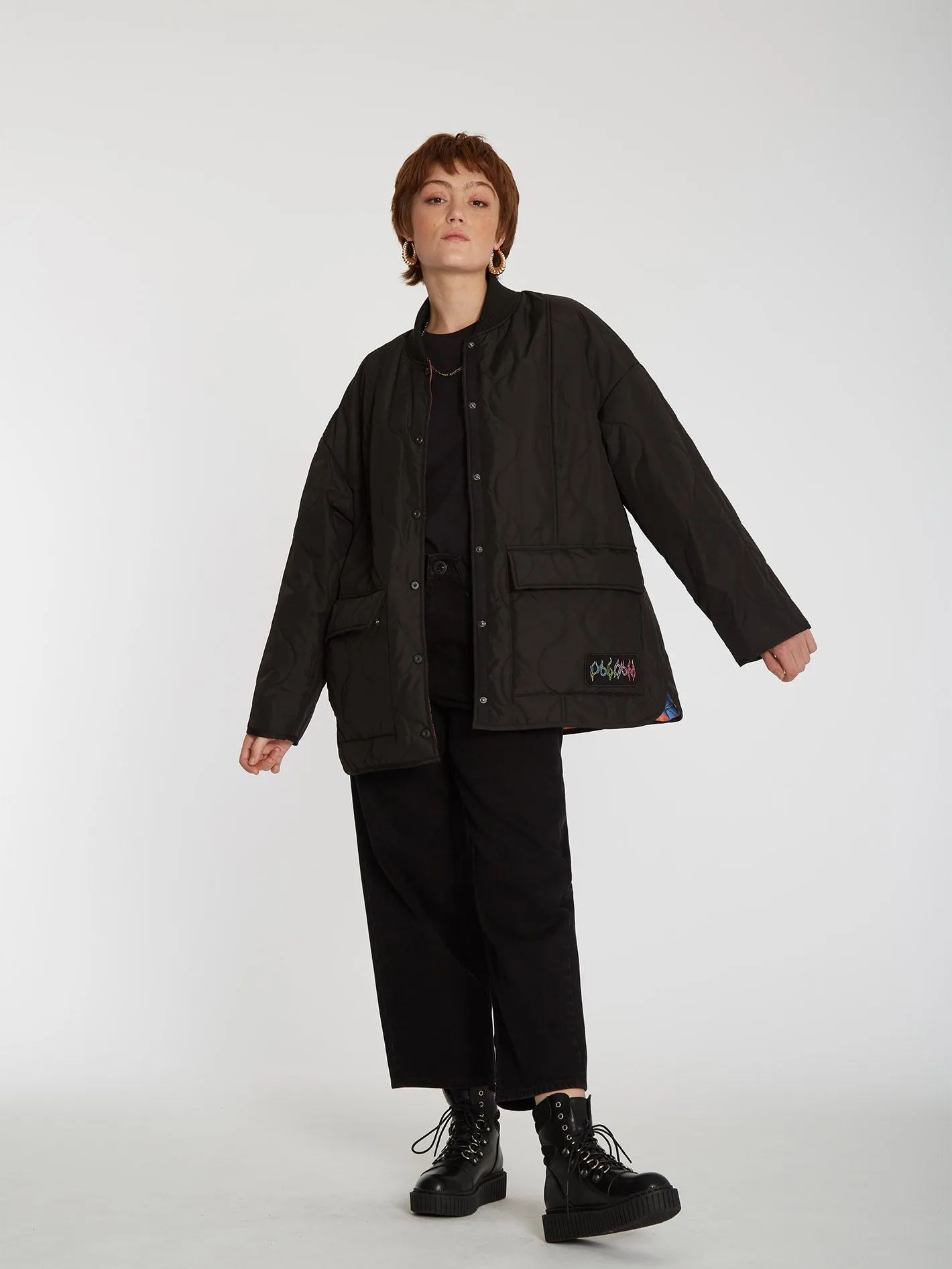 Chrissie Abbott X French Jacket (Reversible) - BLACK