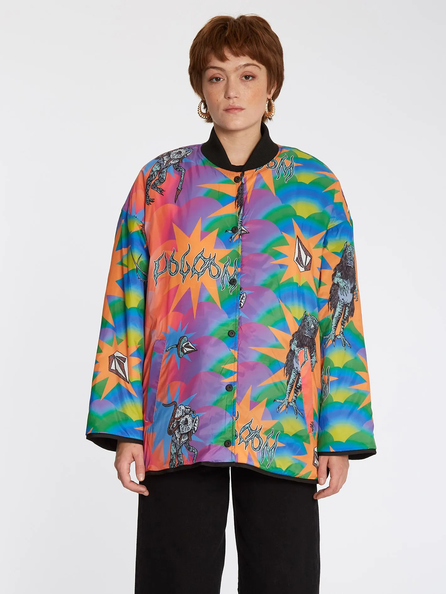 Chrissie Abbott X French Jacket (Reversible) - BLACK