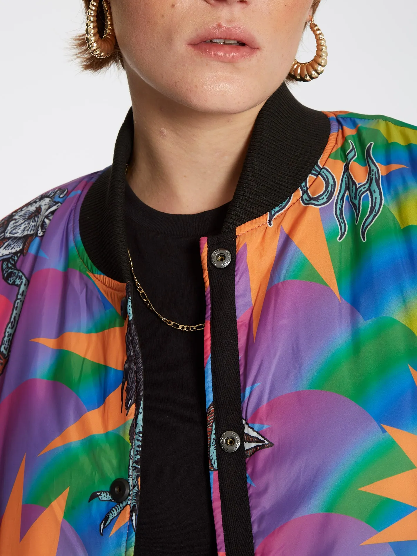 Chrissie Abbott X French Jacket (Reversible) - BLACK