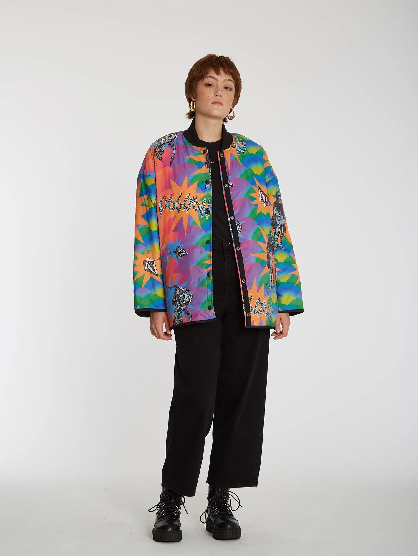 Chrissie Abbott X French Jacket (Reversible) - BLACK