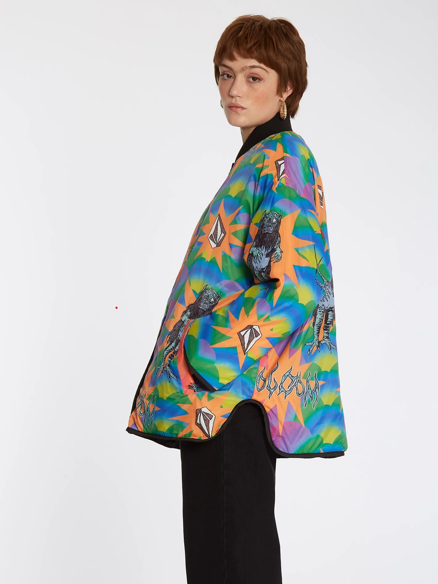 Chrissie Abbott X French Jacket (Reversible) - BLACK