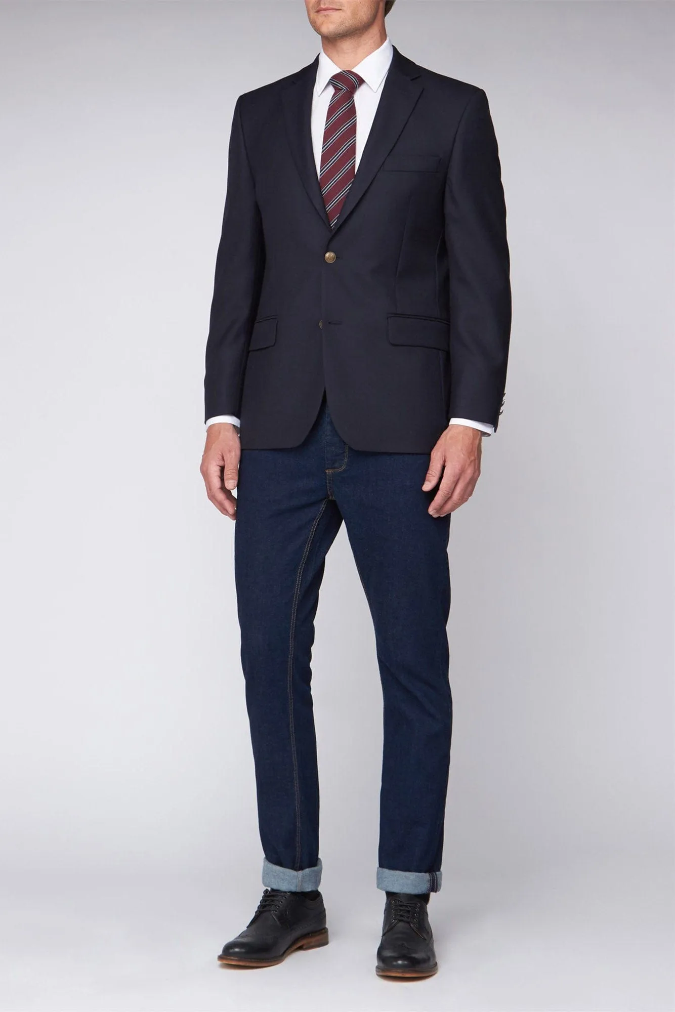 Classic Fit Blazer - Navy
