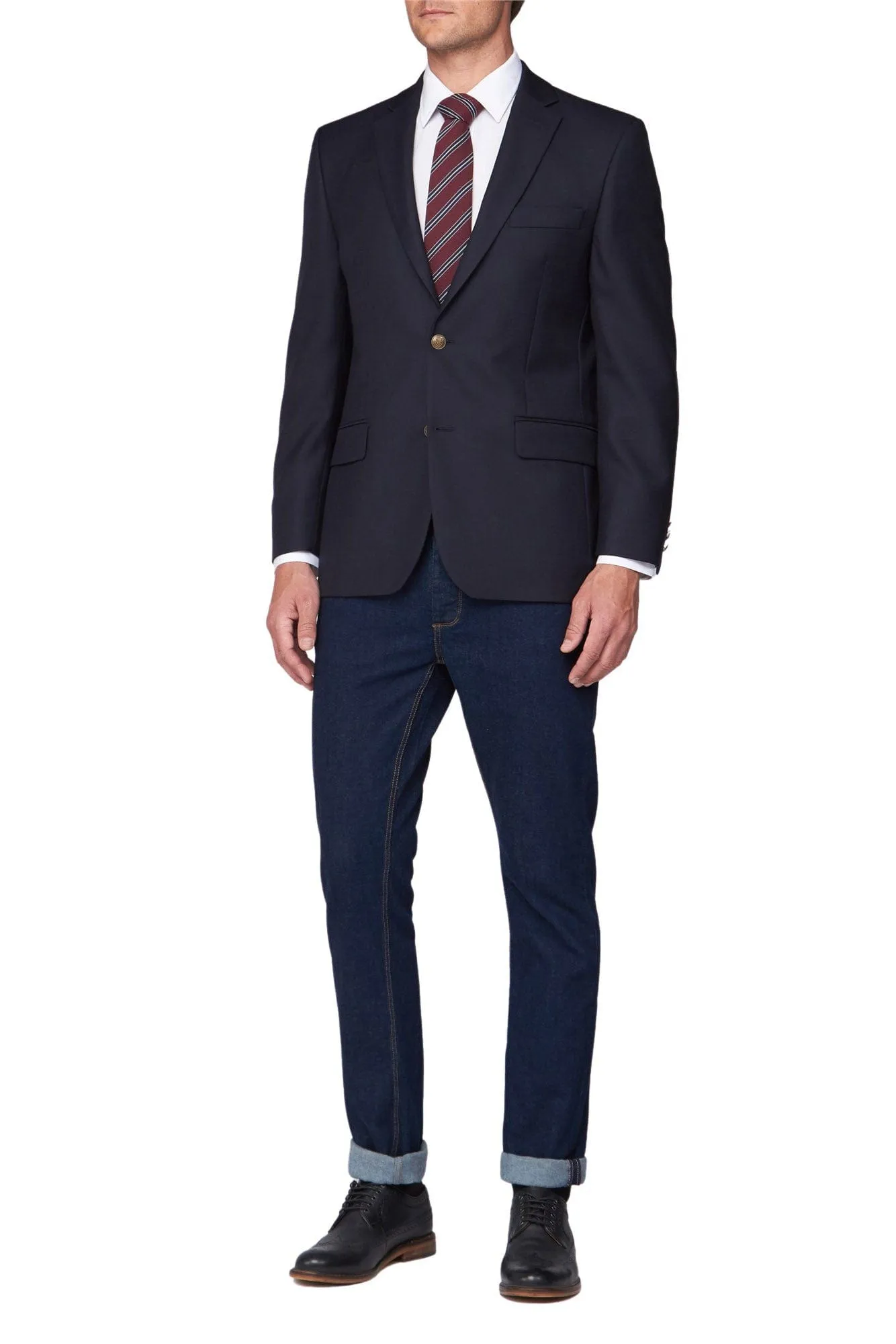 Classic Fit Blazer - Navy