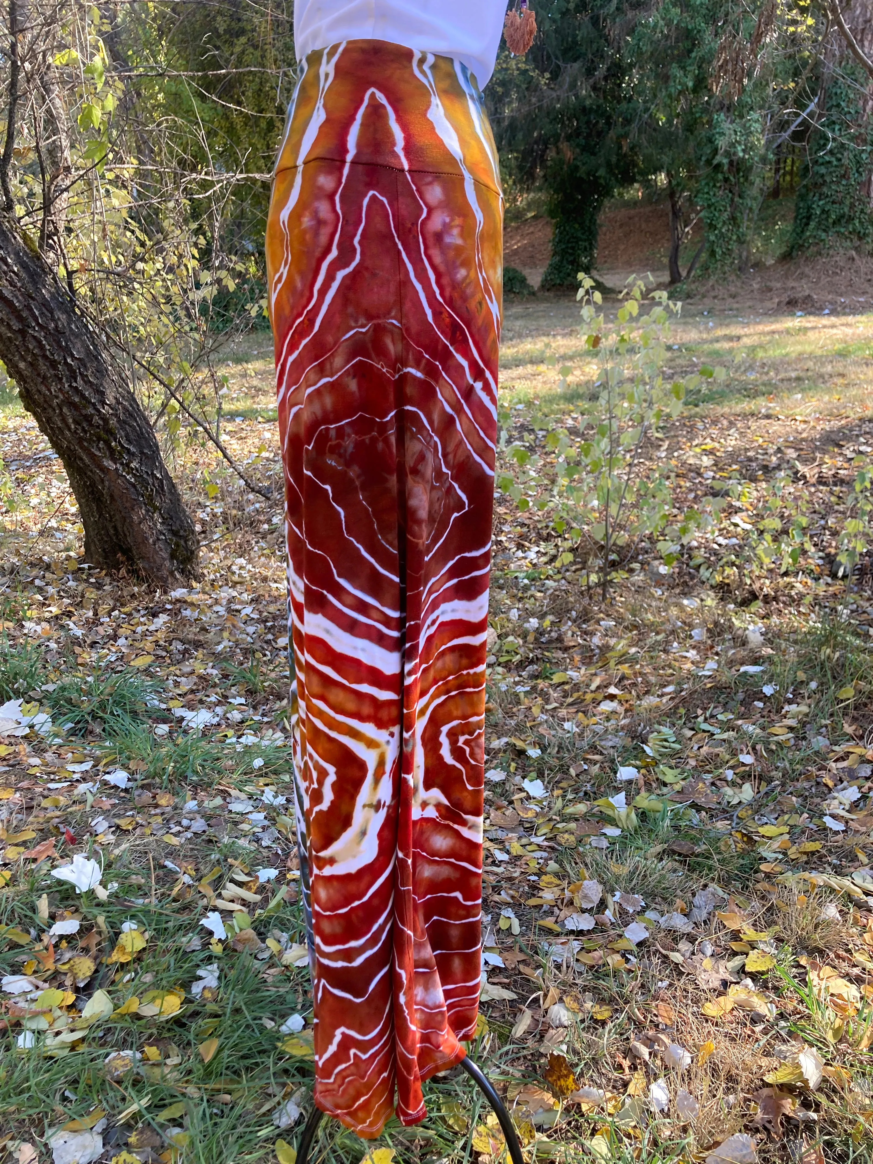 Custom Geode Hooded Duster Cardigan and Matching Palazzo Pants for Connie