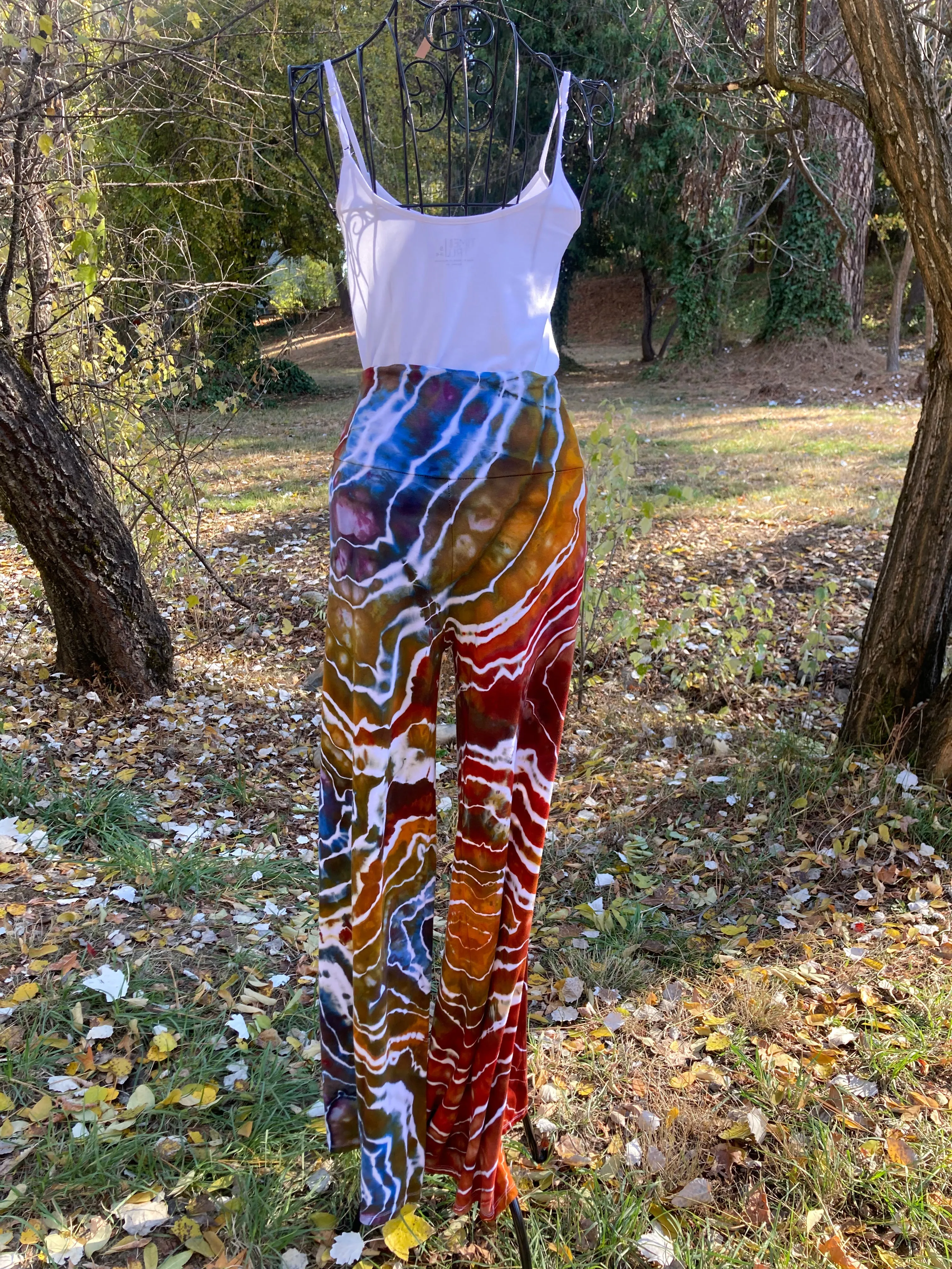 Custom Geode Hooded Duster Cardigan and Matching Palazzo Pants for Connie