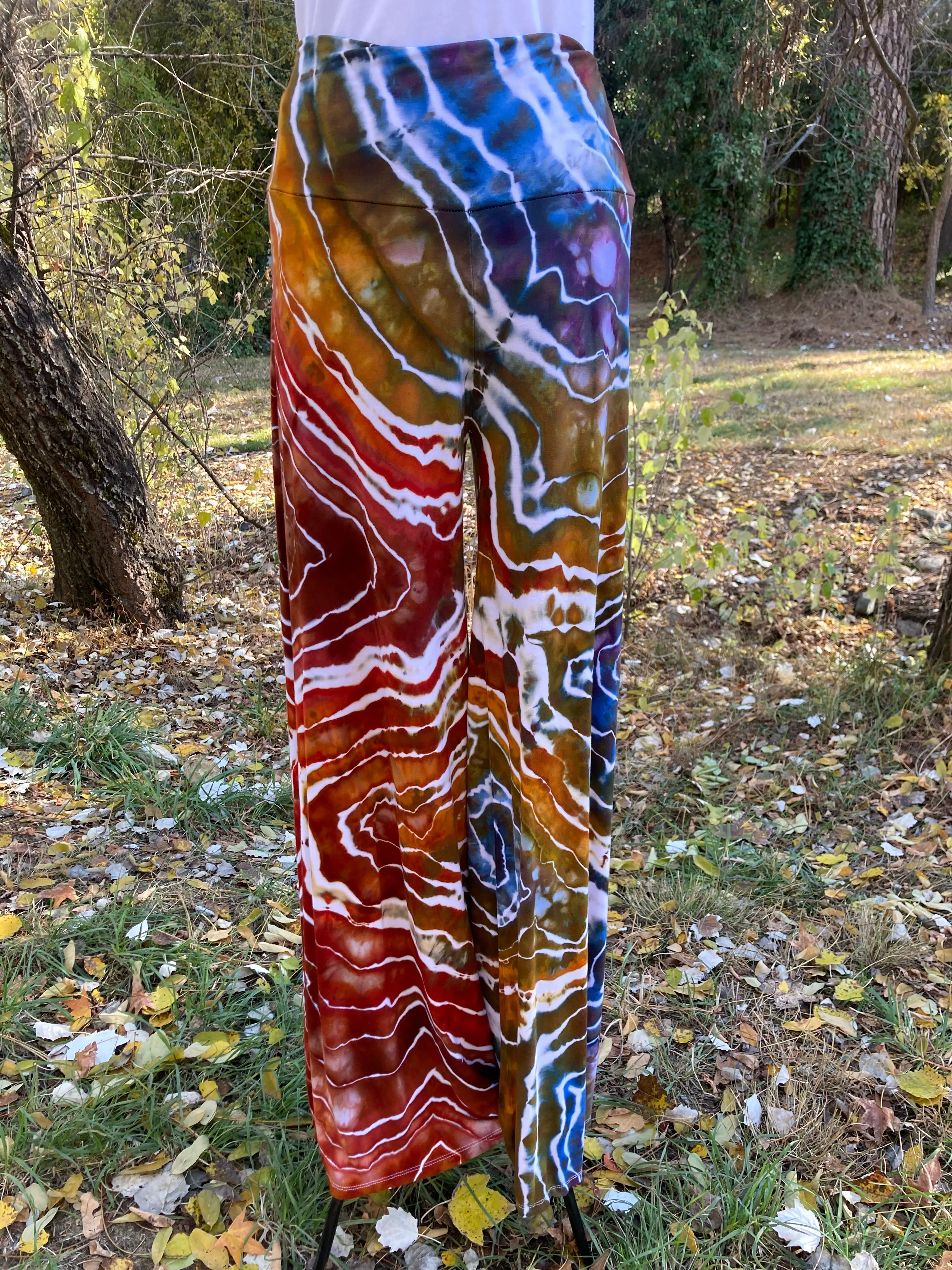 Custom Geode Hooded Duster Cardigan and Matching Palazzo Pants for Connie