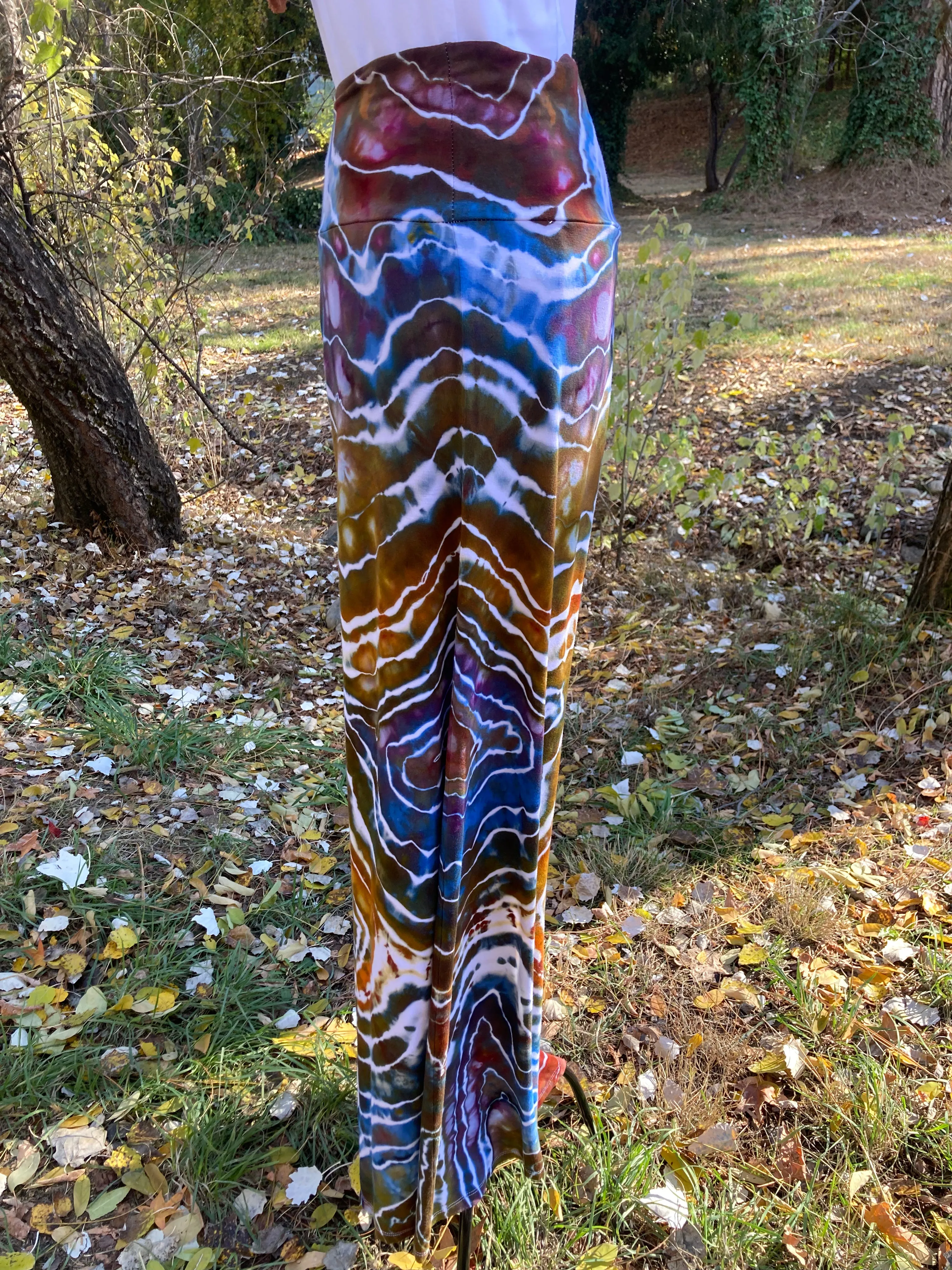 Custom Geode Hooded Duster Cardigan and Matching Palazzo Pants for Connie