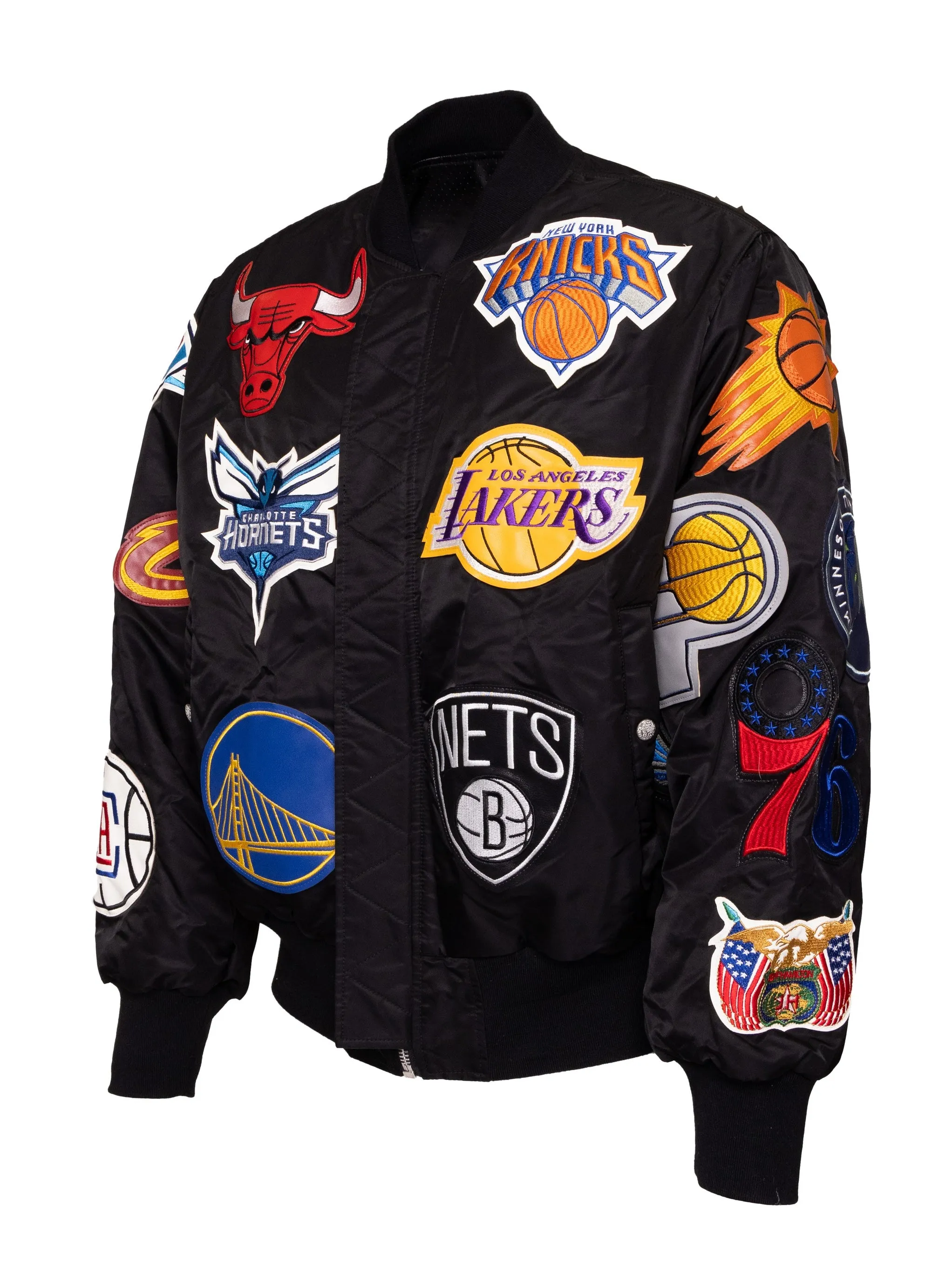 Dallas Mavericks X NBA Collage Reversible Bomber Color