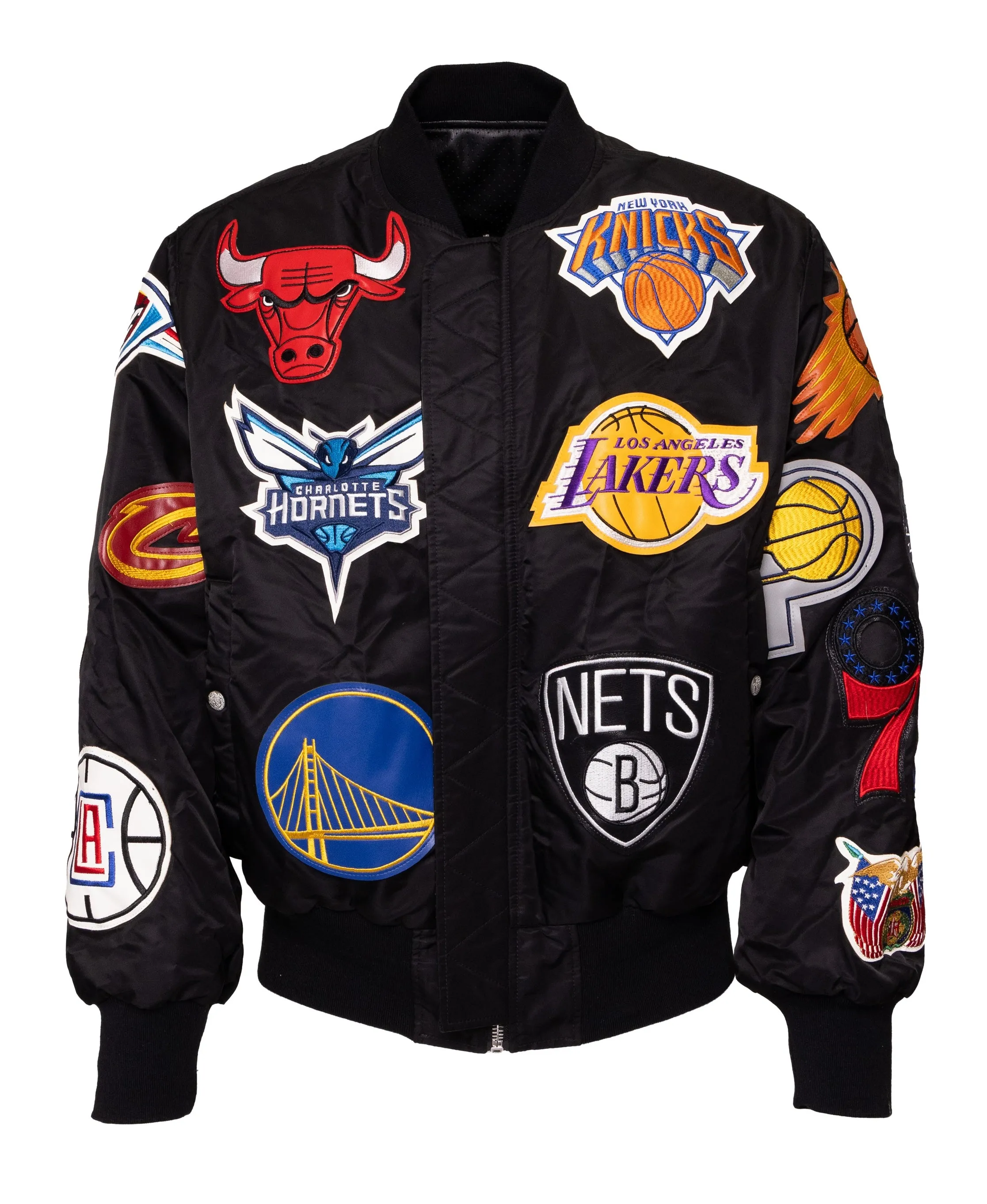 Dallas Mavericks X NBA Collage Reversible Bomber Color