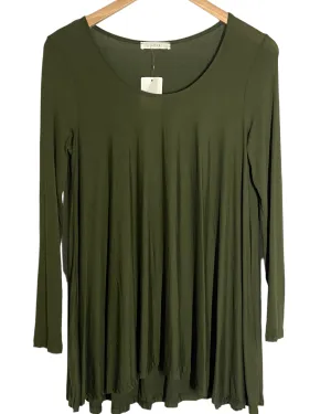 Dark Autumn Grape Leaf Swing Top