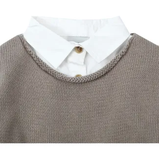 Donsje Haga Sweater - Light Taupe - 2/3Y, 3/4Y, 4/5Y