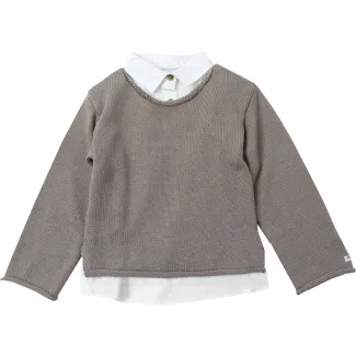 Donsje Haga Sweater - Light Taupe - 2/3Y, 3/4Y, 4/5Y