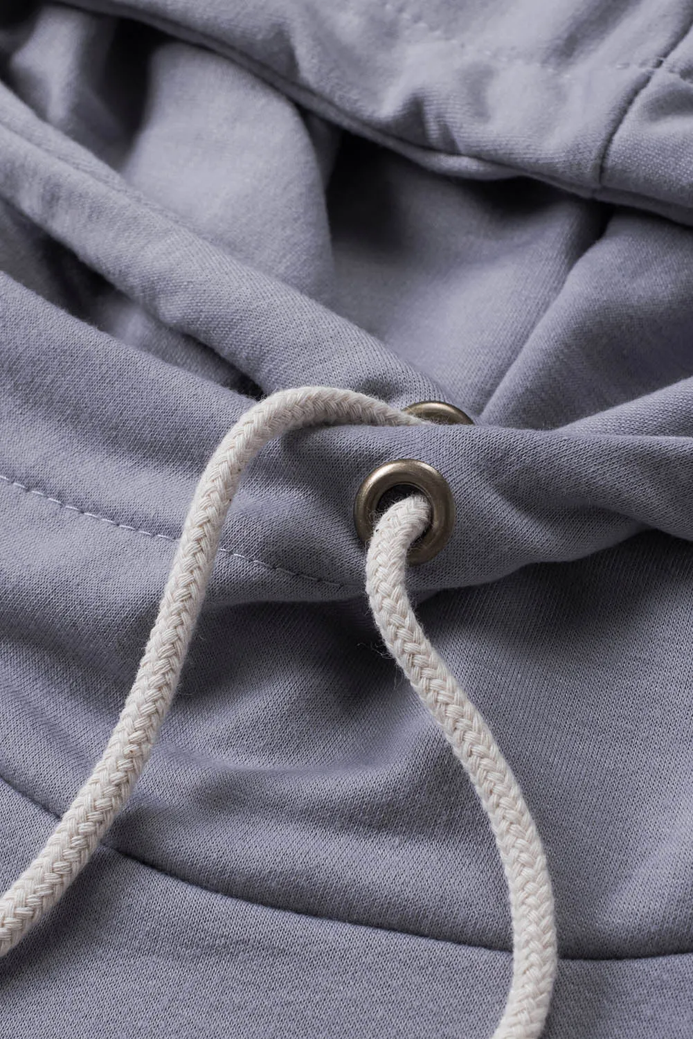 Floral Splicing Cowl Neck Hoodie