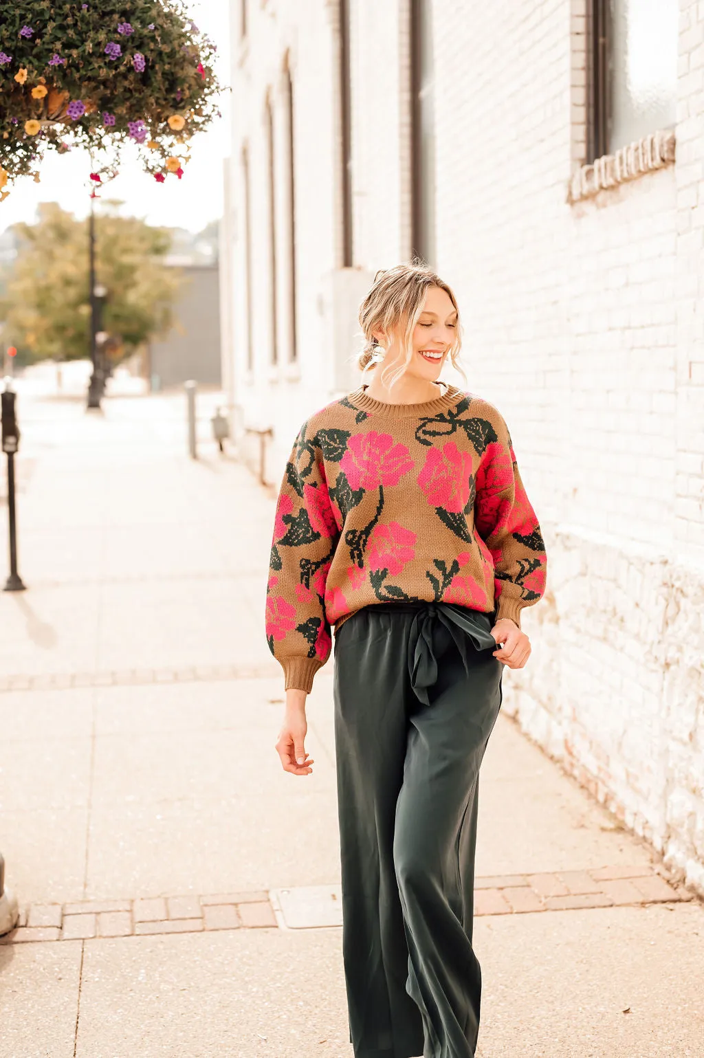 Forest Green Wide Leg Pant