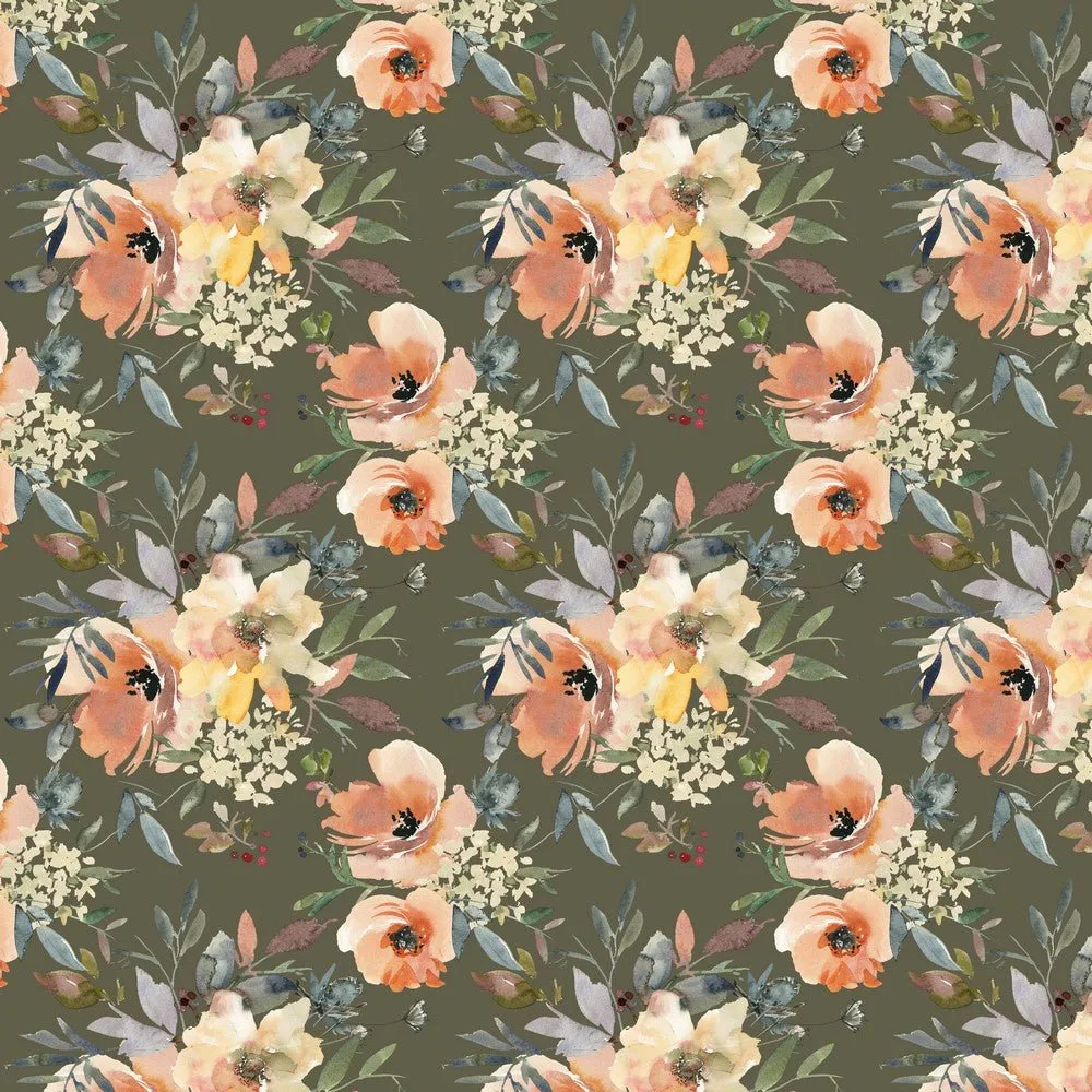 French Terry Cotton Jersey - Floral