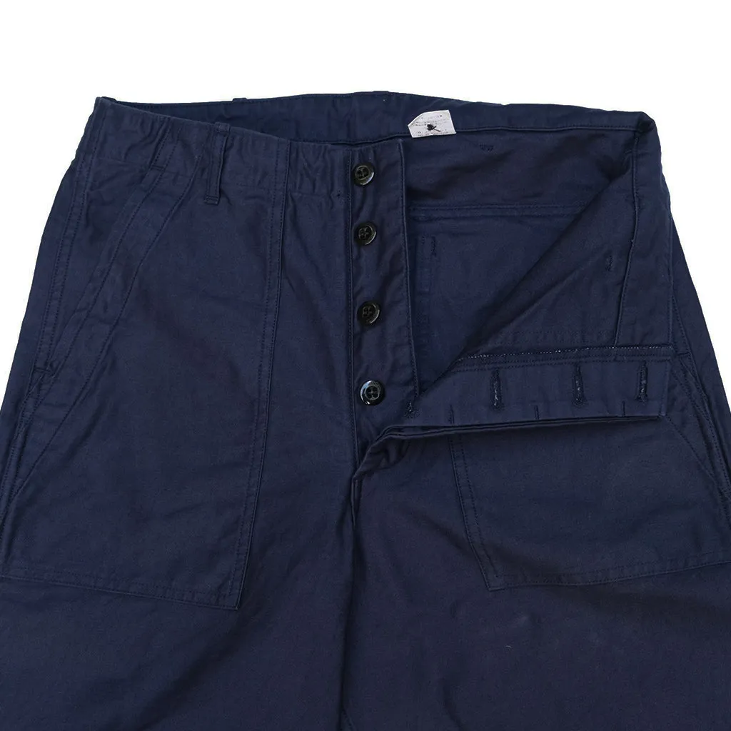 Fullcount Back Satin Utility Trousers (Navy)