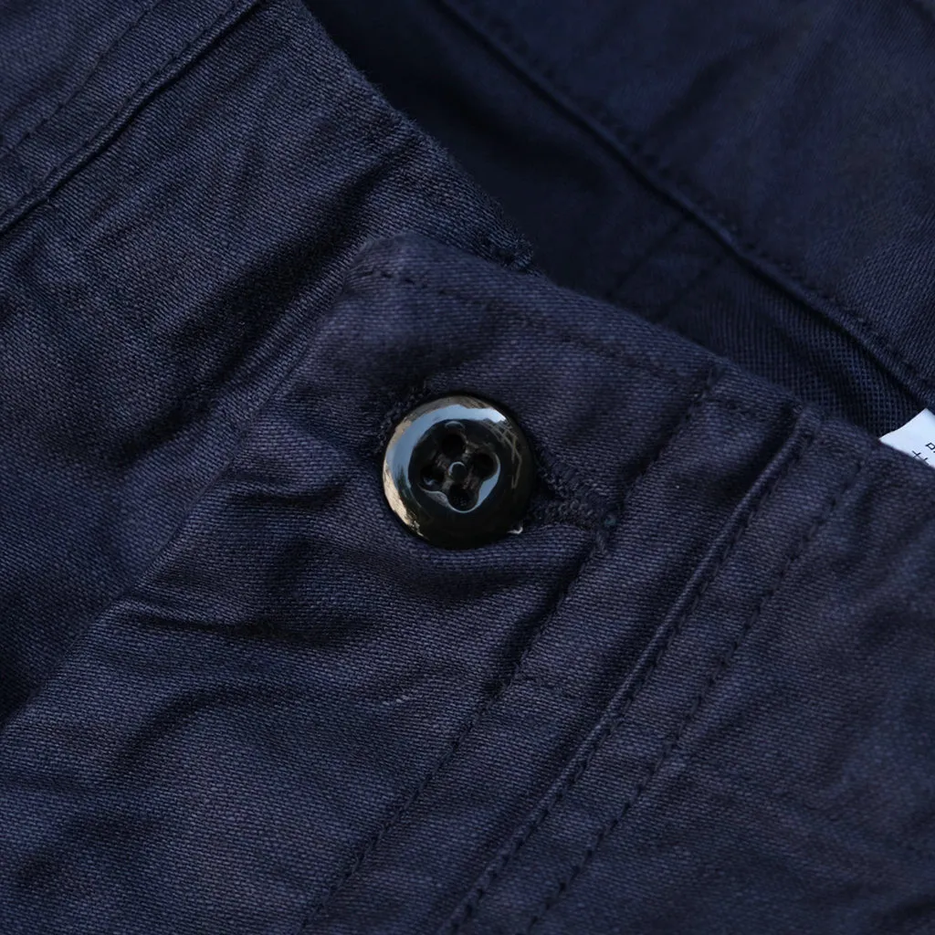 Fullcount Back Satin Utility Trousers (Navy)