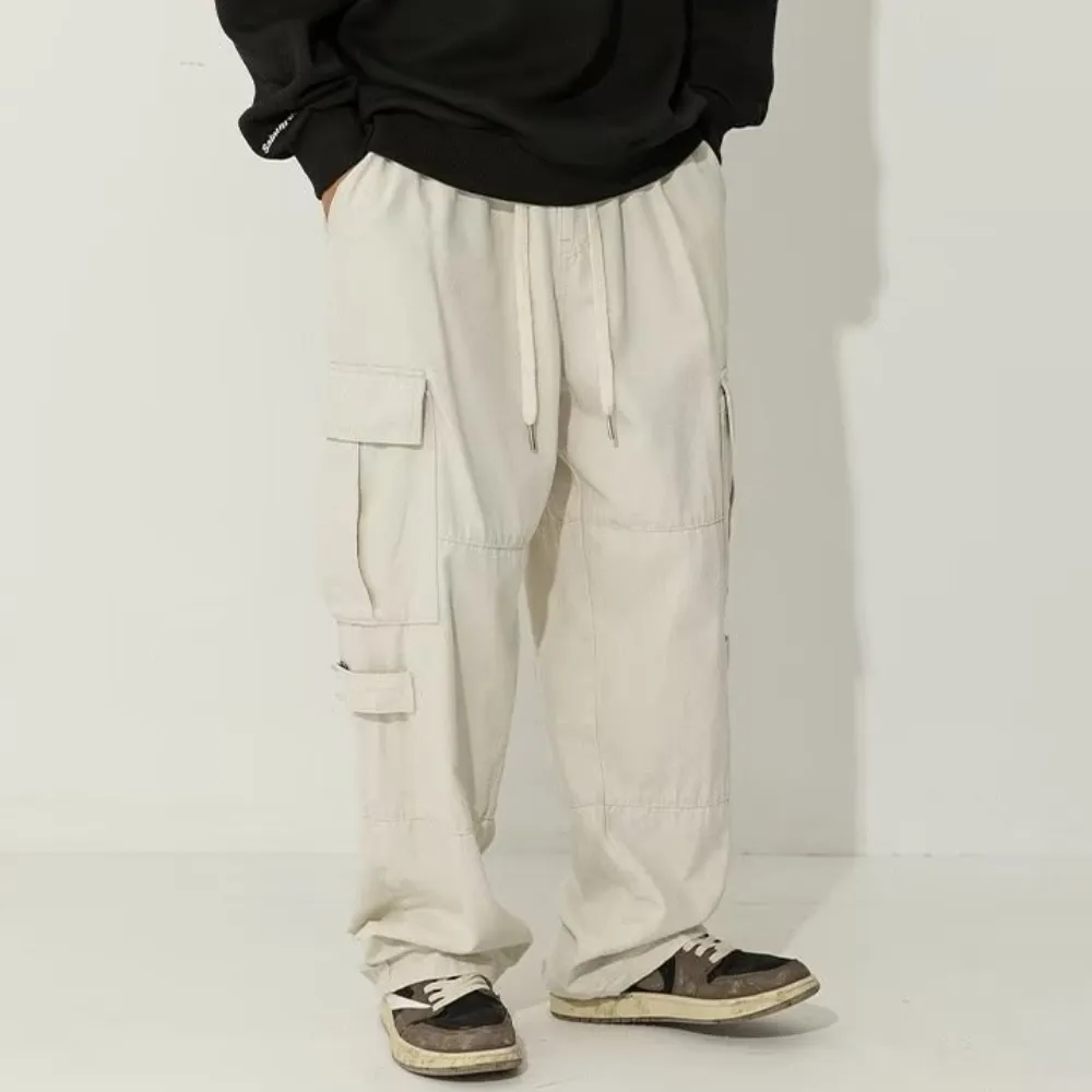Functional Drawstring Pocket Cargo pants