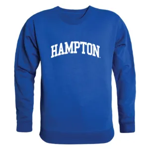 Hampton University Pirates Arch Fleece Crewneck Pullover Sweatshirt