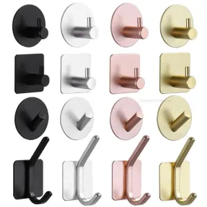 Hexkowein Storage Hook: Versatile Home Wall Organizer & Adhesive Hanger