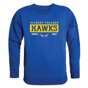 Hilbert College Hawks Established Fleece Crewneck Pullover Sweatshirt