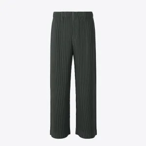 Homme Plissé Issey Miyake Tailored Pleats Pants Dark Green
