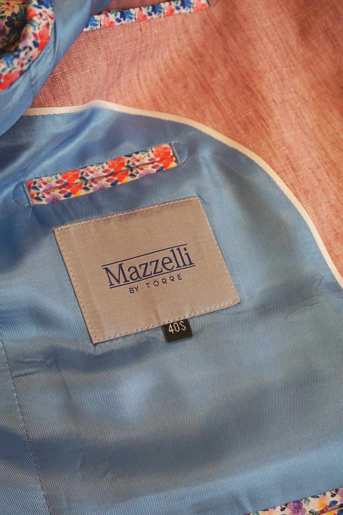 Jack Linen Jacket - Salmon