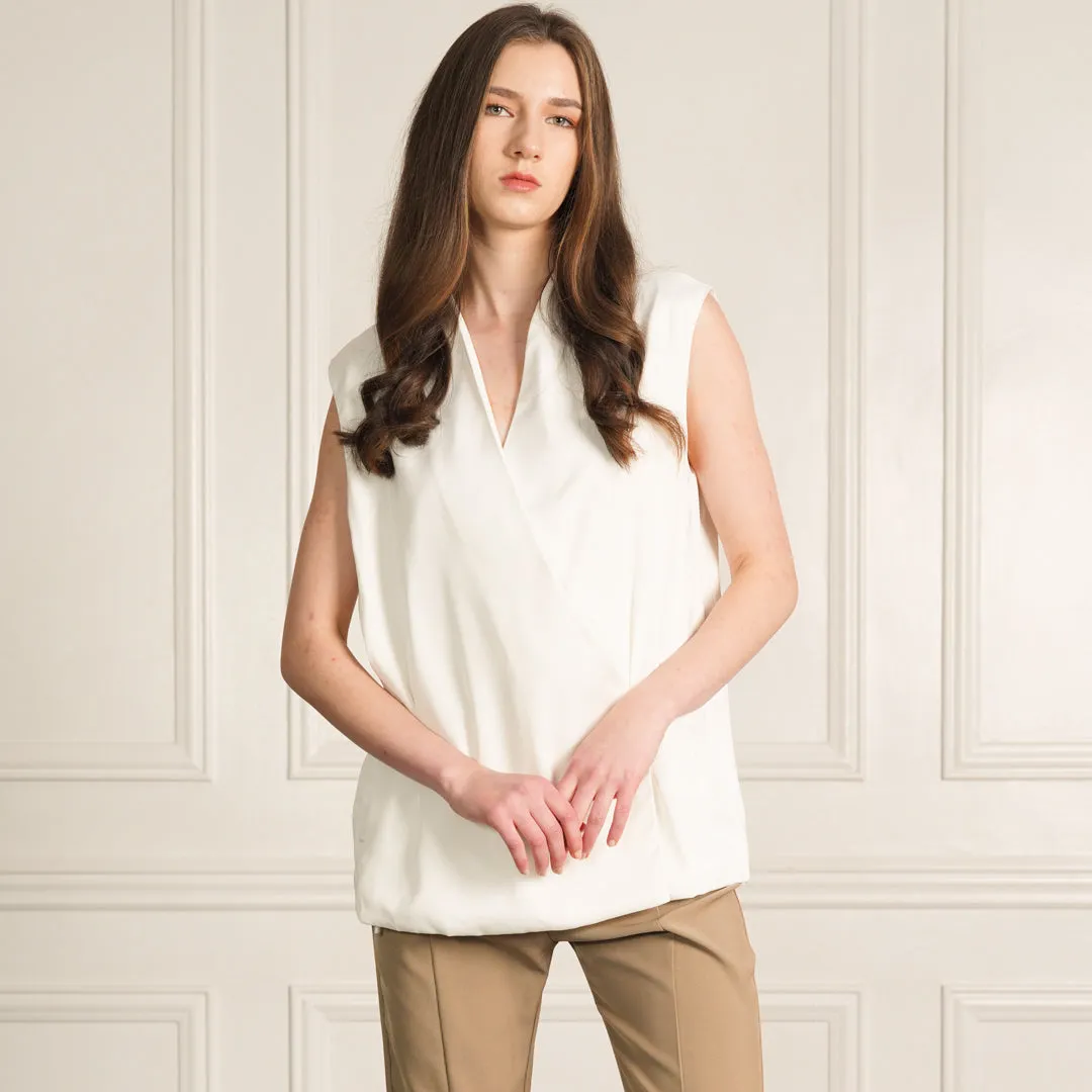 Keith V-neck Wrapped Blouse