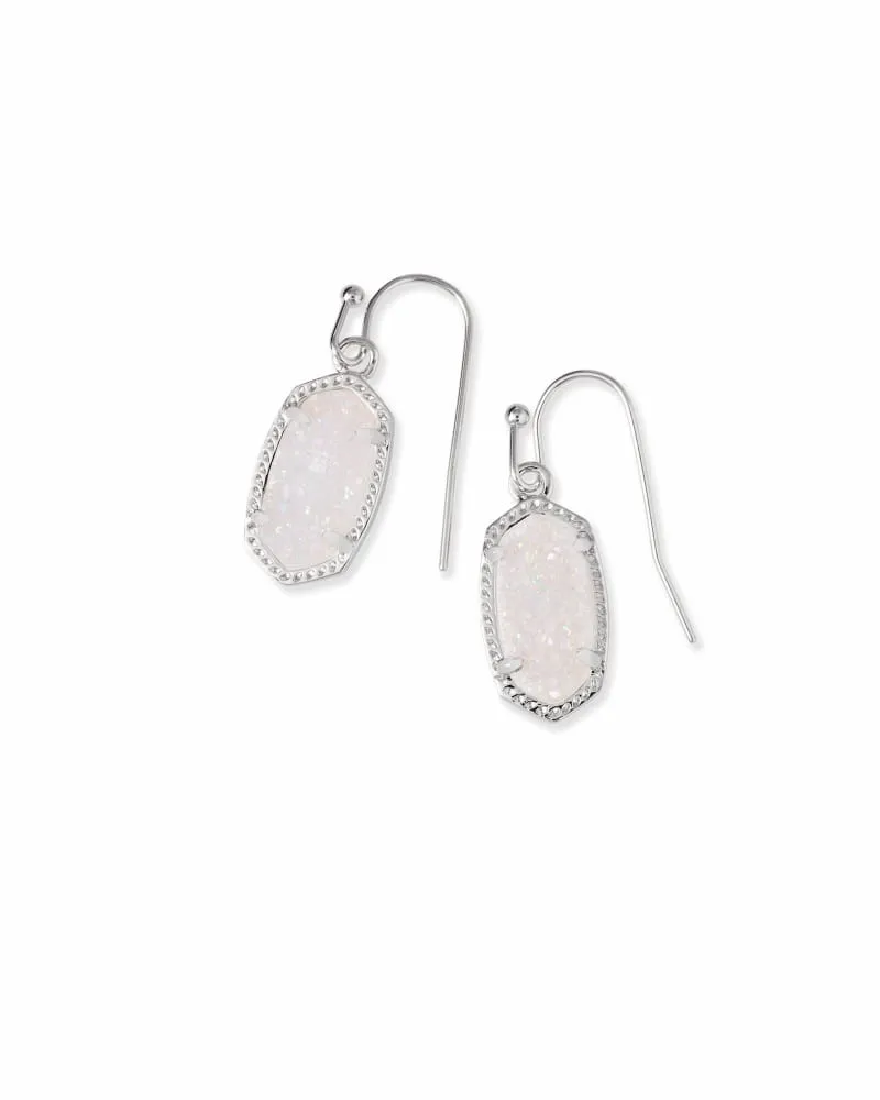 Kendra Scott Lee Earring Silver Iridescent Drusy