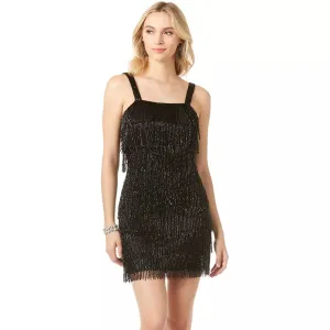 LARA 29488 - BEADED FRINGE COCKTAIL DRESS