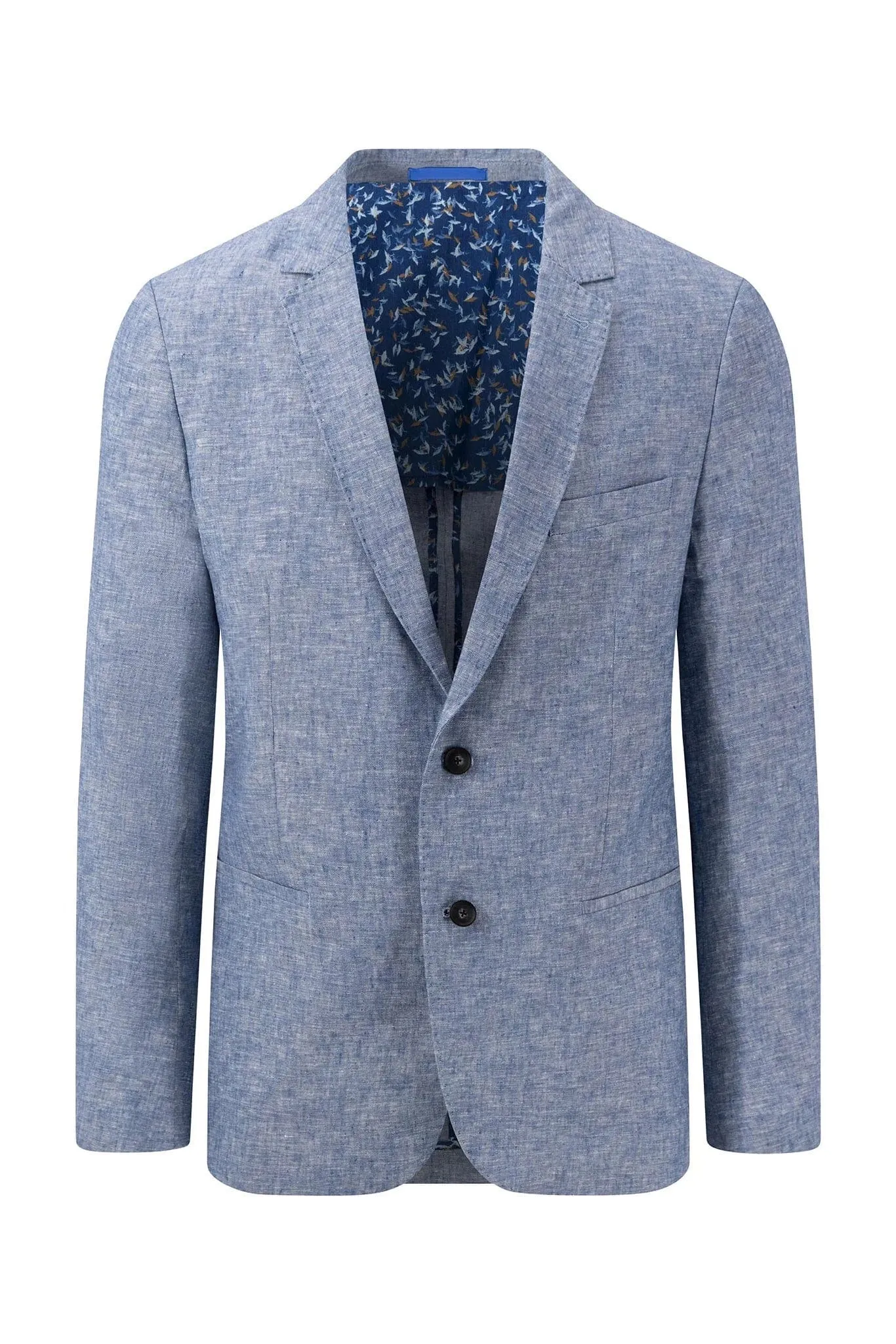 Linen Melange Blazer - Summer Breeze