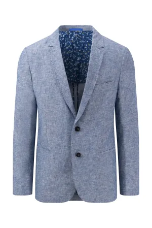 Linen Melange Blazer - Summer Breeze