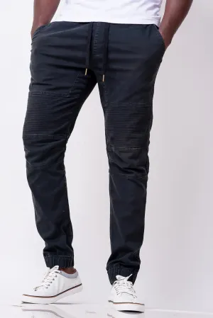 Lost & Found cuffed chinos in blue