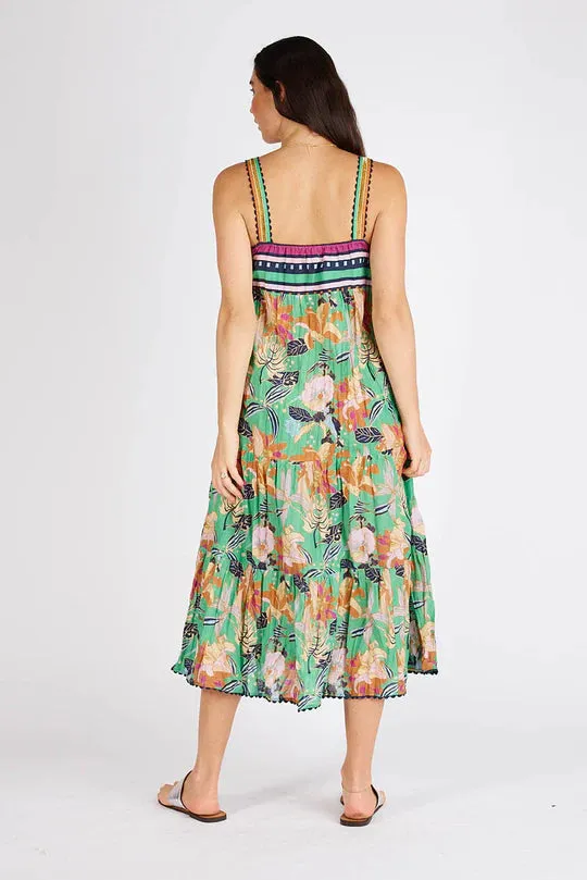 Lula Soul Becker Sundress Sea Multi M
