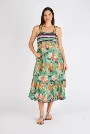 Lula Soul Becker Sundress Sea Multi M