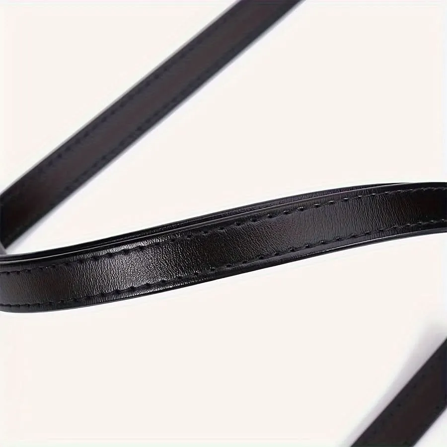 Luxurious Leather Thin Belt for Women