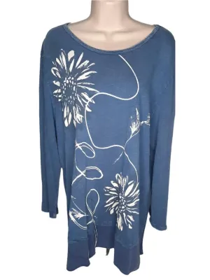 M48-1701-Blue Flower